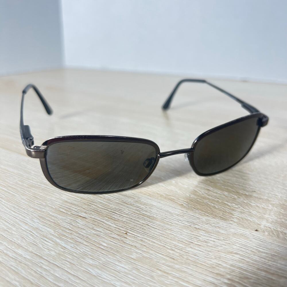 Vintage Maui Jim MJ-132-02 Sunglasses Gunmetal 52-25-125